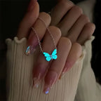 COLLAR + PULSERA: MARIPOSA LUMIONOSA