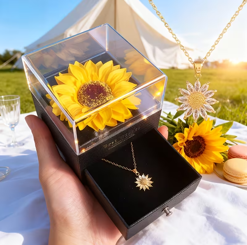SET GIRASOLES GIRATORIOS