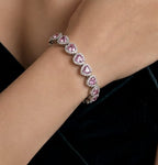 SET CORAZONES ROSADOS