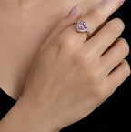 SET CORAZONES ROSADOS