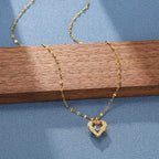 COLLAR CORAZÓN OCEÁNICO