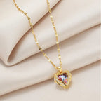 COLLAR CORAZÓN OCEÁNICO