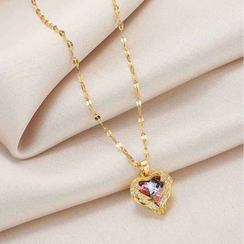 COLLAR CORAZÓN OCEÁNICO