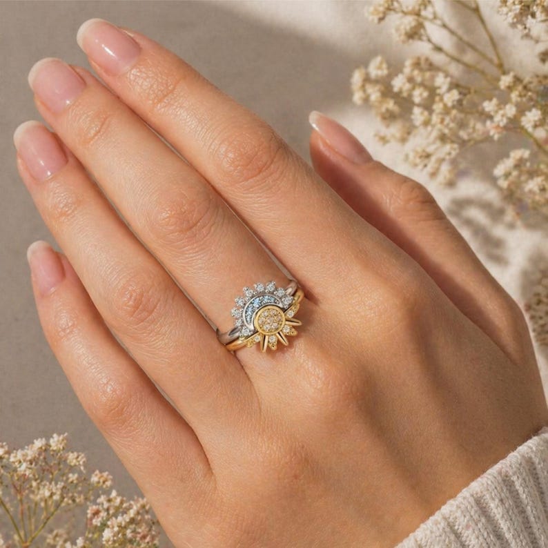 ANILLOS SOL Y LUNA