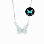 COLLAR + PULSERA: MARIPOSA LUMIONOSA
